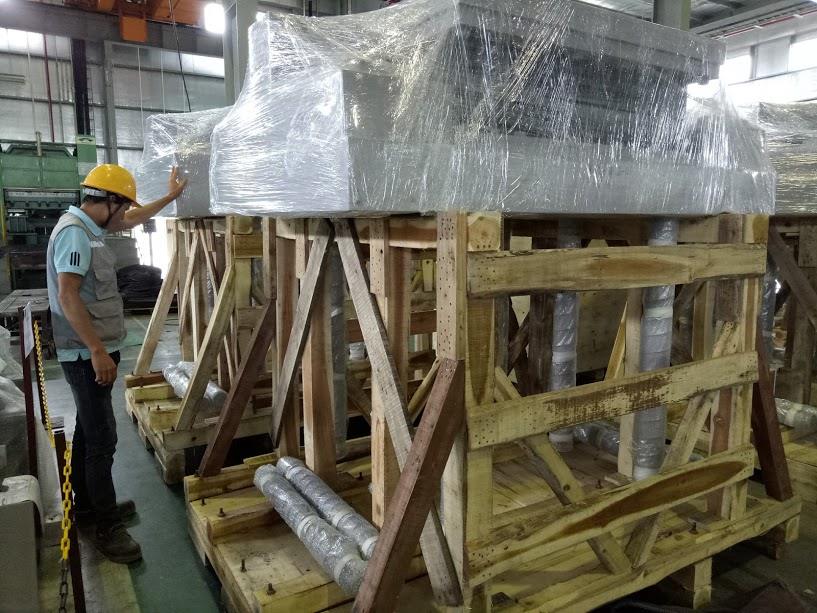 ĐÓNG THÙNG GỖ CHO MÁY XUẤT KHẨU- ĐẠI XUÂN